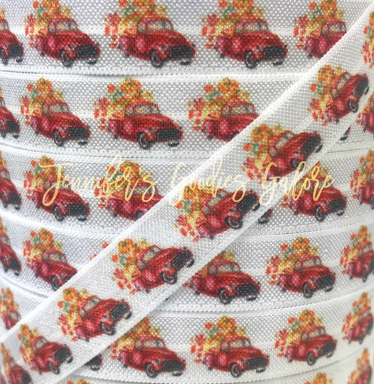5 8 Vintage Truck Foe Harvest Truck Elastic Red Truck Foe