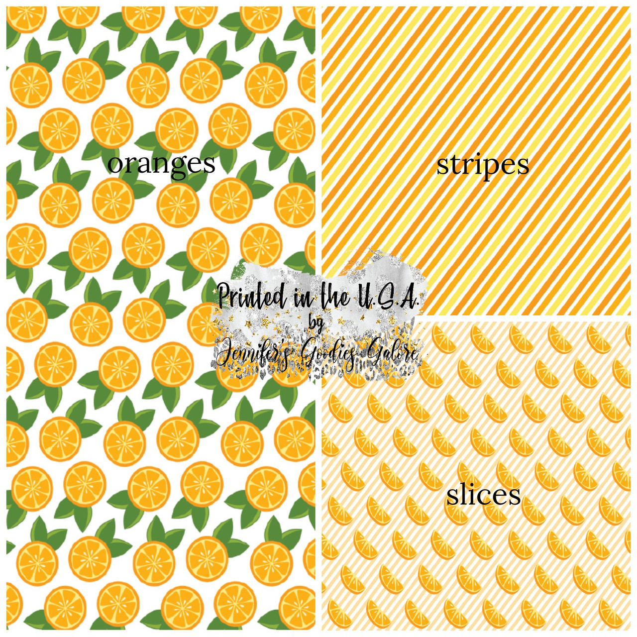 8x12", Oranges Synthetic Leather, Custom Leather Sheets, Fruit Leather