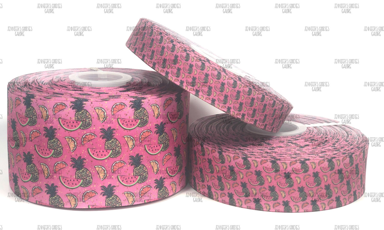 Fruit Ribbon, Pineapple Ribbon, Watermelon Ribbon, Tropical Ribbon