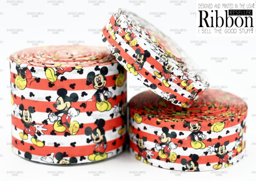 Winnie the Pooh Ribbon, US Designer Ribbon, Baby Pooh, Piglet, Tigger,  Eeyore, Rabbit, Disney Ribbon, Hair Bow Ribbon, Wholesale Ribbon, PER YARD