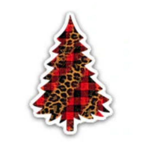 Christmas Tree Resins, Planar Resins, Custom Resins, Buffalo Plaid Tree, Cabochons, Embellishments, Hair Bow Centers, Wholesale Resins, 2PC (2085)