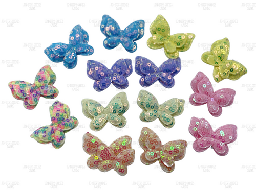 Glitter Butterfly Felts, Felt Applique, Butterfly Applique, Rhinestone  Butterfly, 3D Butterfly, Felt Crafts, Felties, Felts, 1PC - Jennifer's  Goodies Galore