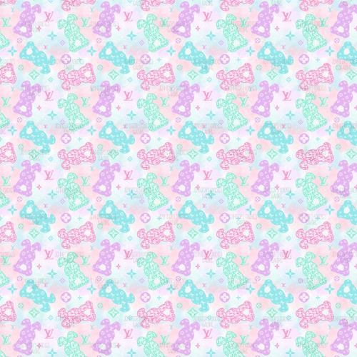 (boujeeeaster) 9x12", LV Leather, Easter Leather, Boujee Bunny Leather, Boujee Leather, DIY Leather Hair Bows, Key FOB Leather, Synthetic Leather, Litchi, Vinyl, Patent, Glitter, 1 SHEET