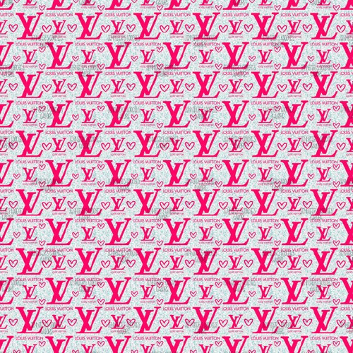 (LVval11) 9x11", LV Synthetic Leather, Custom Leather Sheets, Valentine's Leather, White Iridescent LV Leather, Holiday LV Print, Key FOB Leather, Faux Leather, Litchi, Patent, Glitter, Vinyl, DIY Hair Bows, 1 Sheet