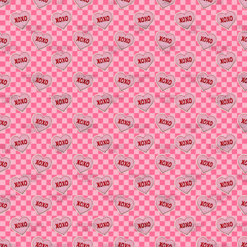 (xoxopatch) 9x12", Valentine Leather, XOXO Leather, Valentine's Day Leather, Pink Plaid Leather, Holiday Leather, DIY Leather Hair Bows, Key FOB Leather, Synthetic Leather, Litchi, Vinyl, Patent, Glitter, 1 SHEET