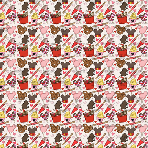 (lovedisneysnacks) 9x12", Valentine's Day Leather, Disney Snacks Leather, Mickey Leather, Holiday Leather, DIY Leather Hair Bows, Key FOB Leather, Synthetic Leather, Litchi, Vinyl, Patent, Glitter, 1 SHEET