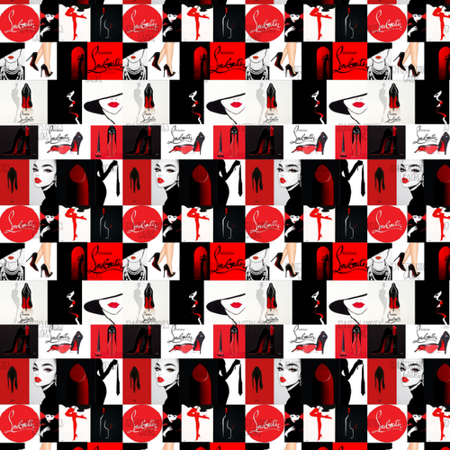 (louboutin) 9x12", Louboutin Leather, Boujee Leather, Red Bottom Shoes leather, DIY Leather Hair Bows, Vintage, Key FOB Leather, Synthetic Leather, Litchi, Vinyl, Patent, Glitter, 1 SHEET