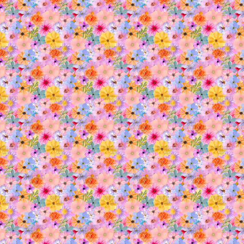 (brightfloral4) 9x12", Floral Synthetic Leather, Custom Leather, Spring Flowers Leather, Faux Leather, Litchi, Vinyl, Glitter, Patent, Key FOB Leather, Leather for Crafts, DIY Hair Bows, 1 Sheet