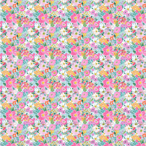 (springfloral25) 9x12", Floral Synthetic Leather, Custom Leather, Spring Flowers Leather, Faux Leather, Litchi, Vinyl, Glitter, Patent, Key FOB Leather, Leather for Crafts, DIY Hair Bows, 1 Sheet