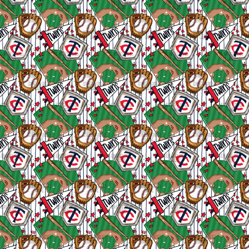(twins0858) 9x12", Baseball Leather, Minnesota Twins Synthetic Leather, Twins Leather, MLB, Baseball, Sports, Litchi, Patent, Glitter, Vinyl, Key FOB Leather, Leather for Crafts, DIY Hair Bows, 1 Sheet