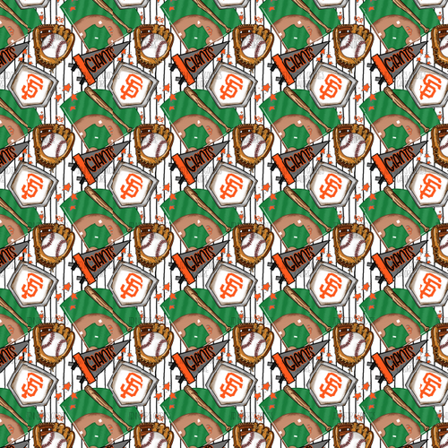 (giants0860) 9x12", Baseball Leather, San Francisco Giants, Synthetic Leather, Giants Leather, MLB, Baseball, Sports, Litchi, Patent, Glitter, Vinyl, Key FOB Leather, Leather for Crafts, DIY Hair Bows, 1 Sheet