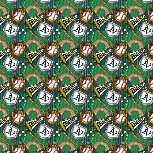 (athletics0867) 9x12", Baseball Leather, Oakland Athletics, Synthetic Leather, Athletics Leather, MLB, Baseball, Sports, Litchi, Patent, Glitter, Vinyl, Key FOB Leather, Leather for Crafts, DIY Hair Bows, 1 Sheet