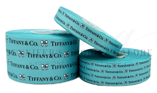 Boujee Ribbon, Tiffany Ribbon, Bows, Fashion Designer Ribbon, Hair Bow Ribbon, Ribbon for Lanyards, Wholesale Ribbon, PER YARD