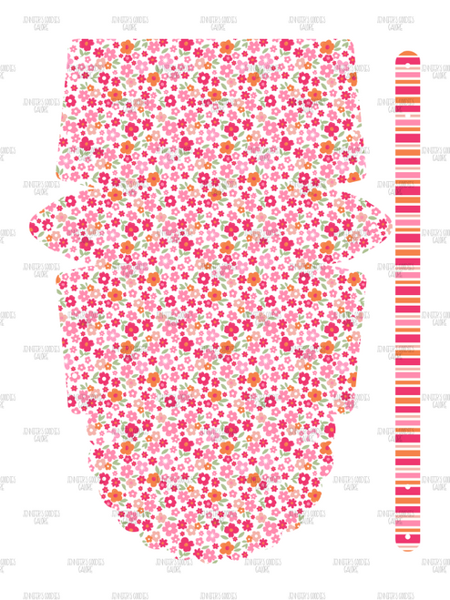 (redfloralpurse) No Sew Purse Leather, Floral Leather, Mini Purse Leather, Red Flowers Purse, Hand Cut Leather, Scalloped Purse Leather Girl Purse Leather, 1 SHEET