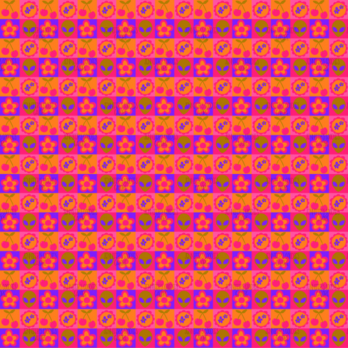 (alien5811) 9x12", Alien Leather, Synthetic Leather, Printed in USA, Cherries, Flowers, Key FOB Leather, DIY Leather Bows, Leather for Crafts, Faux, Vinyl, Glitter, Patent, Litchi, 1 SHEET