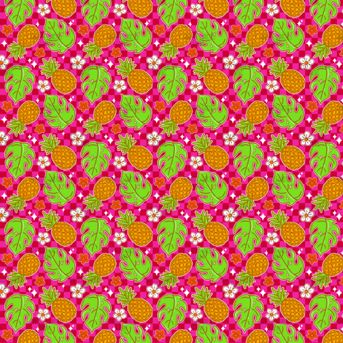 (pineapplejoin) 9x12", Pineapple Synthetic Leather, Custom Printed Leather, Summer, Fruit, Leaves, Leather for Key Fobs, Faux, Vinyl, Patent, Litchi, Glitter Leather, DIY Hair Bows, 1 Sheet