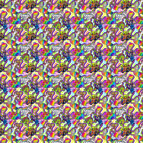 (lisa508) 9x12", Animal Print Synthetic Leather, Lisa Frank Inspired, Custom Leather Sheets, Cheetah Leather, Bright Rainbow Cheetah Leather, Rainbow Faux Leather, Litchi, Patent, Glitter, Vinyl, DIY Hair Bows, 1 Sheet