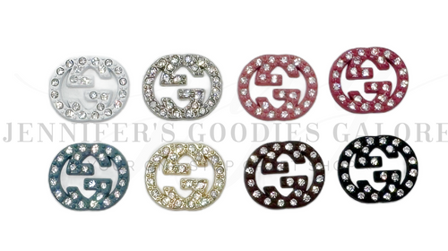 Boujee Embellishments, Gucci Flat Backs, Rhinestone Resins, Luxury Embellishments, Flat decorative pieces, Resins, 1 PC