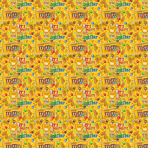 (M&M8037) 9x12", M&M's Leather, Synthetic Leather, Custom Leather Sheets, It's More Fun Together, Candy Leather, DIY Leather Bows, Key FOB Leather, Glitter, Patent, Litchi, Vinyl, 1 SHEET