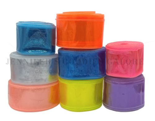 3", Pool Ribbon, Transparent Ribbon, Jelly Ribbon, DIY Hair Bows, 1 YARD