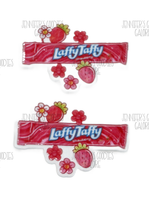 30x40mm, Candy Resins, Custom Made, Laffy Taffy, Planar Resins, Badge Reel Resins, Decorative Embellishments, Flat Back Resins, Hair Bow Centers, Cabochons, Wholesale Resins, 2PCS 