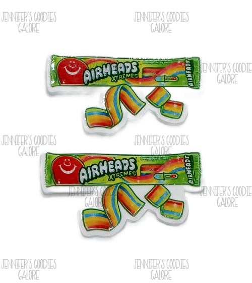 25x40mm, Candy Resins, Custom Made, AirHeads, Planar Resins, Badge Reel Resins, Decorative Embellishments, Flat Back Resins, Hair Bow Centers, Cabochons, Wholesale Resins, 2PCS