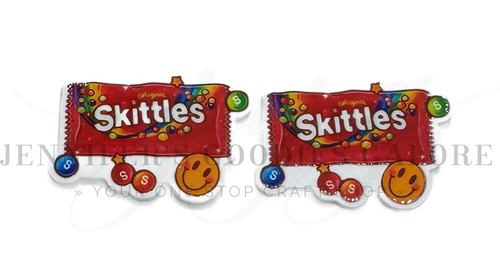 30x40mm, Candy Resins, Custom Made, Skittles, Planar Resins, Badge Reel Resins, Decorative Embellishments, Flat Back Resins, Hair Bow Centers, Cabochons, Wholesale Resins, 2PCS