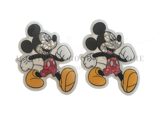 56x63mm, Mickey Mouse Resins, Acrylic Resins, Shaker Resins, Sequin Shakers, Embellishments, Quicksand Resins, Flat Back Resins, Hair Bow Centers, Cabochons, Wholesale Resins, 1 PC