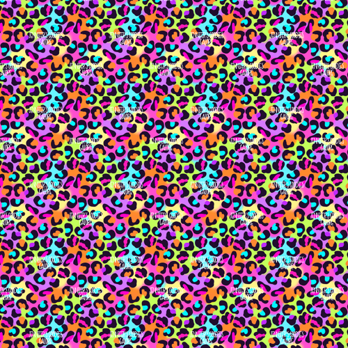 (leopardrainb2), 9x12, Leopard Synthetic Leather, Custom Leather Sheets, Rainbow Leather, Cheetah Leather Sheet, Key FOB Leather, DIY Leather Bows, Leather for Crafts, Vinyl, Glitter, Patent, Litchi, 1 SHEET