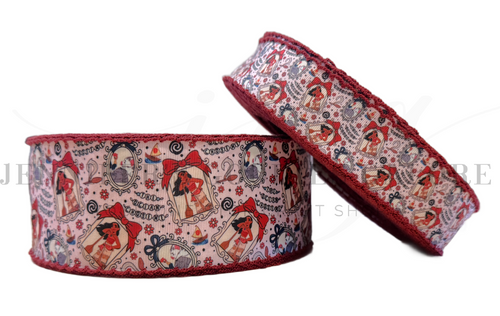 Princess Ribbon, Moonstitch Ribbon, Moana, WDW, Hair Bow Ribbon, Wholesale, PER YARD