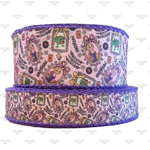 Princess Ribbon, Moonstitch Ribbon, Rapunzel, WDW, Hair Bow Ribbon, Wholesale, PER YARD