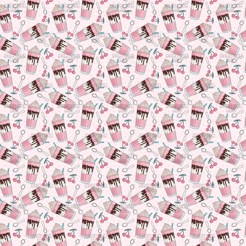 (milkshake) 9x12", Ice Cream Synthetic Leather, Custom Leather Sheets, Milkshake Leather, Sweat Treats, Faux, Patent, Vinyl, Glitter, DIY Hair Bows, 1 Sheet 