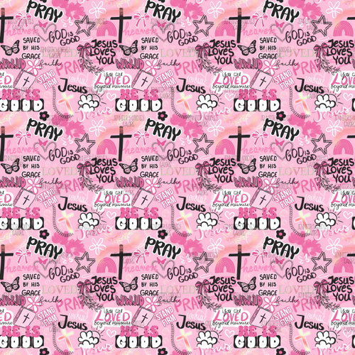(crossescollage) 9x12", Religious Synthetic Leather, Custom Leather Sheets, Crosses Leather, Pray, God is Good Leather, Vinyl, Patent Leather, Key FOB Leather, DIY Hair Bows, 1 Sheet