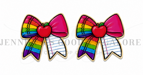 40mm, Back to School Resins, Coquette Bow Resins, Pencil Resins, Rainbow, Crayons, Cabochons, Keychain Resins, Hair Bow Centers, Embellishments, Wholesale Resins, 2PCS