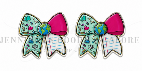 40mm, Back to School Resins, Coquette Bow Resins, Pencil Resins, Science, Cabochons, Keychain Resins, Hair Bow Centers, Embellishments, Wholesale Resins, 2PCS