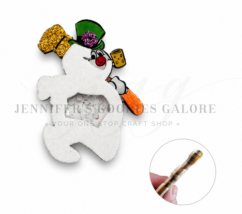 3x2", Frosty Die Cut Shakers, Glitter Shaker Pattern, Christmas Flat Back Resins, Quicksand Shaker Resin, Snowman, Big Bow Shaker, Cabochon, Die Cut, Bow Embellishments, DIY Badge Reel Accessories, 1 PC