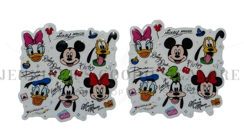40mm, Disney Resins, Mickey, Minnie, Donald, Daisy, WDW, Holiday Resins, Flat Back, Badge Reel Resins, Hair Bow Centers, Cabochons, Wholesale Resins, 2PC (3144)