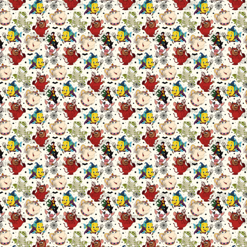 (sidekickshallow) 9x12", Halloween Leather, Mrs. Potts, Flounder, Naveen, Custom Printed Leather, Patent, Leather for Crafts, Key FOB Leather, Vinyl, Faux, Glitter, Litchi, DIY Leather Bows, 1 SHEET