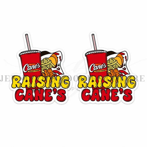 Raising Cane's Resins, Food Resins, Planar Resins, Fast Food Resins, Flat Back Resins, Hair Bow Centers, Badge Reel Resins, Cabochons, Wholesale, 2PCS