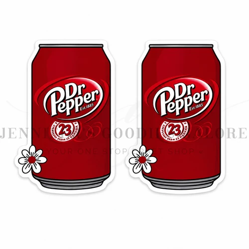 40mm, Dr. Pepper Resins, Pop, Soda Resins, Planar Resins, Flat Back Resins, Hair Bow Centers, Badge Reel Resins, Cabochons, Wholesale, 2PCS