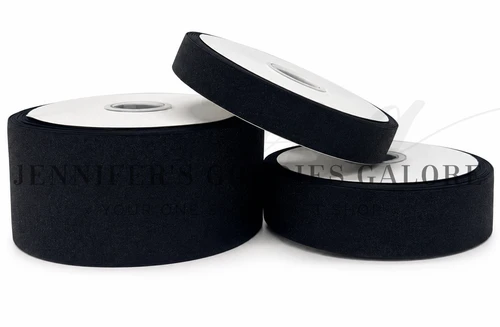 BLACK Ribbon, Glitter Ribbon, Solid Ribbon, Solid Glitter Ribbon, Lanyard Ribbon, Hair Bow Ribbon, Wholesale Ribbon, PER YARD
