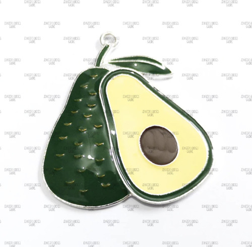 44*26mm, Avocado Pendant, Fruit Pendant, Food Pendant, Chunky Necklace Beads, DIY Necklace, Wholesale Pendant (237)