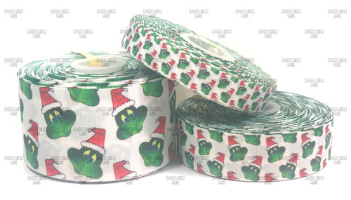 Grinch Ribbon, Christmas Ribbon, Stink, Stank, Stunk Ribbon, The Grinch,  Holiday Ribbon, Hair Bow Ribbon, Wholesale Ribbon, PER YARD - Jennifer's  Goodies Galore