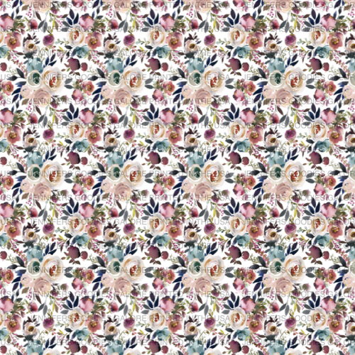 8x11", Rustic Roses Leather Sheets, Custom Made Leather, Vintage Roses