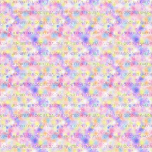 8x11", Pastel Rainbow Fabric, Pastel Gradient Synthetic Leather