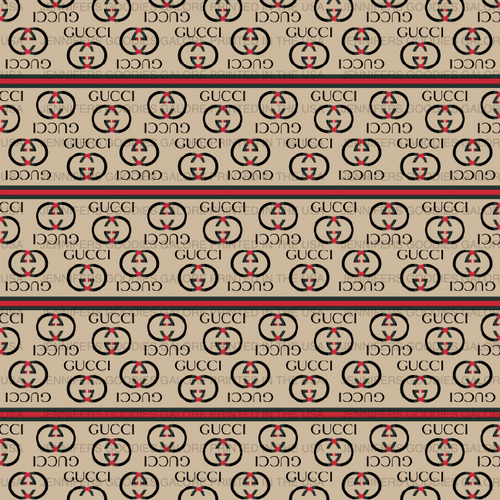 Gold Patterned Gucci Fabric For Car Interior