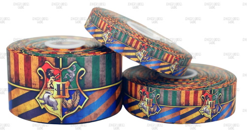 Wizarding World of Harry Potter Holiday Hogwarts House Striped Ribbon  Gryffindor