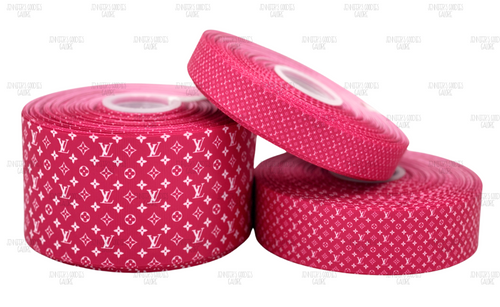 Designer Ribbon, LV Ribbon, Louis Ribbon, Vuitton Ribbon, Hot Pink Ribbon,  Lanyard Ribbon, Hair Bow Ribbon, Wholesale Ribbon, PER YARD - Jennifer's  Goodies Galore