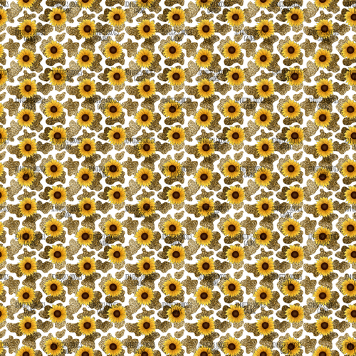 8x12", Floral Synthetic Leather, Custom Leather Sheets, Sunflowers