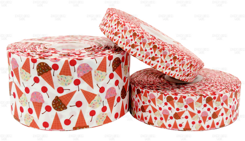 Designer Ribbon, LV Ribbon, RED Louis Ribbon, Vuitton Ribbon, Lanyard Ribbon,  Hair Bow Ribbon, Wholesale Ribbon, PER YARD - Jennifer's Goodies Galore